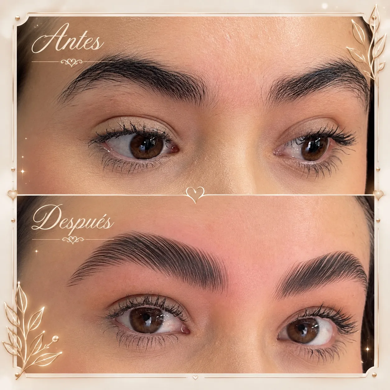 Antes y después